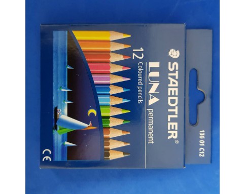 Staedtler Luna Colour Pencil 12 Colours (Permanent)