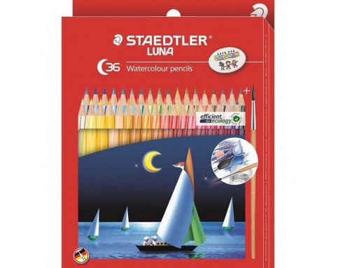 Staedtler Luna Colour Pencil 36 Colours (Watercolour ABS) 