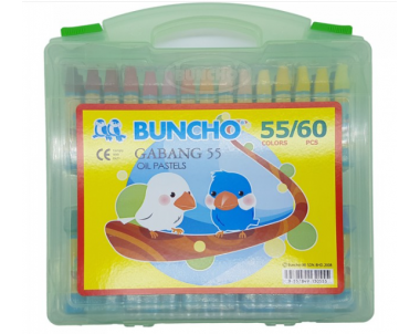Buncho Oil Pastels 55 Colors 60 PCS 
