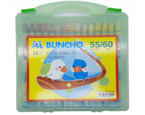 Buncho Oil Pastels 55 Colors 60 PCS 