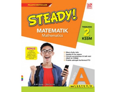 STEADY! Matematik Tingkatan 2 KSSM Buku A