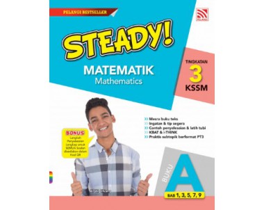 STEADY! Matematik Tingkatan 3 KSSM Buku A