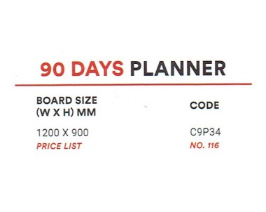 90 Days Planner C9P34 (1200*900MM)