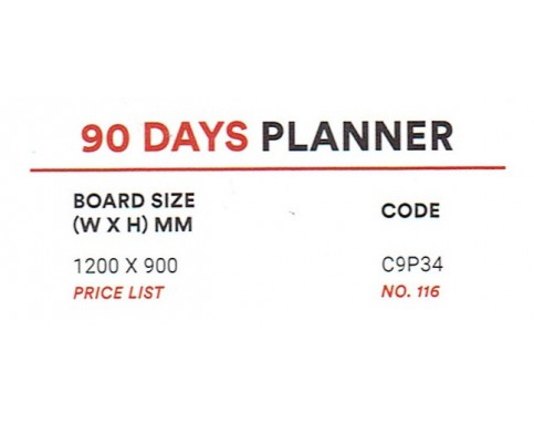 90 Days Planner C9P34 (1200*900MM)