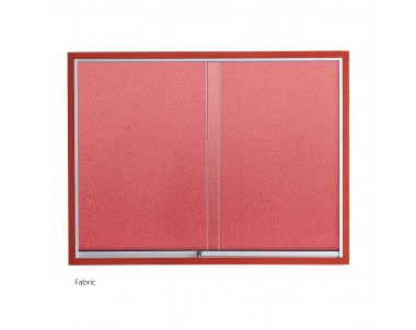 Sliding Glass Cabinet Wooden Cabinet  FABRIC TG23W 900X600MM