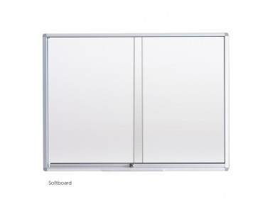 Sliding Glass Cabinet Aluminium Cabinet Softboard SG34 (1200*900MM)