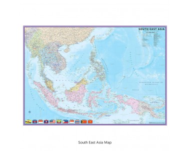South East Asia Map S202 (1016*711MM)