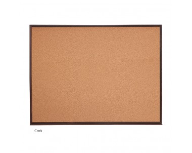 CLASSIC WOODEN FRAME NOTICE BOARD CORK CB34W 1200X900MM