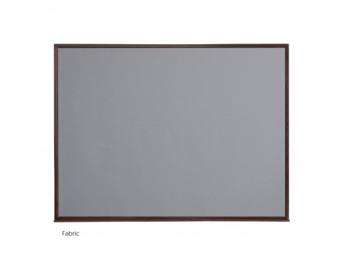 CLASSIC WOODEN FRAME NOTICE BOARD FABRIC TN46W 1800X1200MM