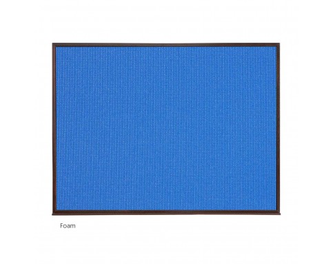 CLASSIC WOODEN FRAME NOTICE BOARD FOAM FB45W 1500X1200MM