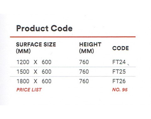 ALGO FOLDING TABLE FT24 (1200X600MM)