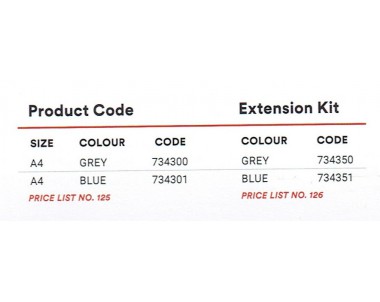 Design Desk Kit A4/Blue 734301