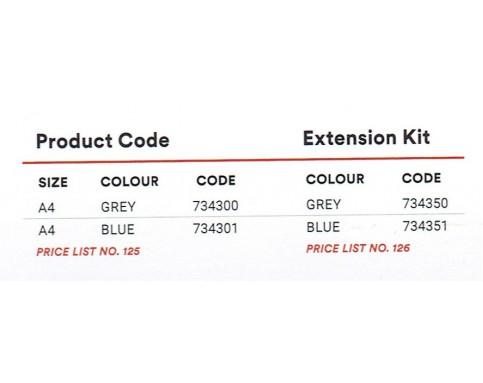 Design Desk Kit A4/Blue 734301