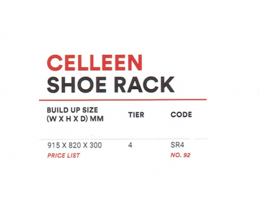 CELLEEN SHOE RACK SR4 (915*820*300MM)