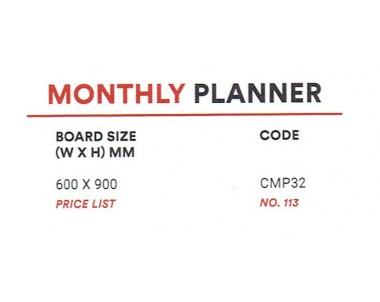 Monthly planner CMP32 (600*900MM)