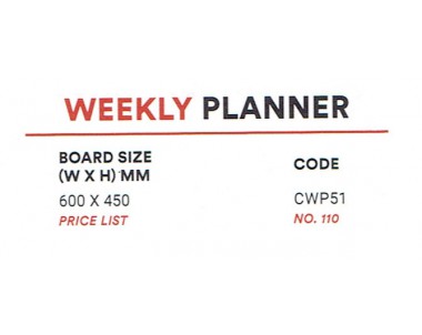 Weekly Planner CWP51 (600*450MM)