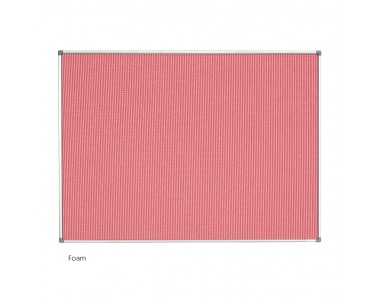 ALUMINIUM FRAME NOTICE BOARD FOAM FB11 300X300MM