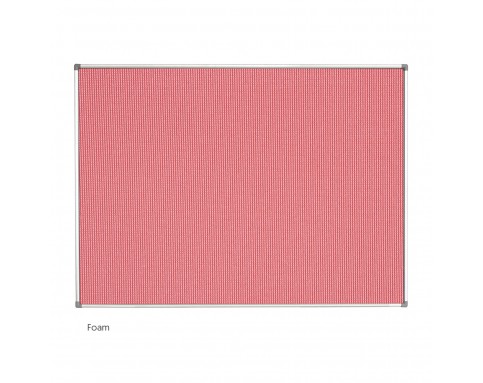 ALUMINIUM FRAME NOTICE BOARD FOAM FB45 1500X1200MM