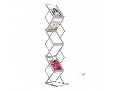 NEWSPAPER&MAGAZINE RACK LT361 (450X1460X280MM)