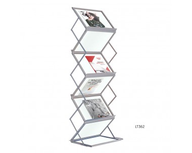 NEWSPAPER&MAGAZINE RACK LT362 (500X1520X370MM)