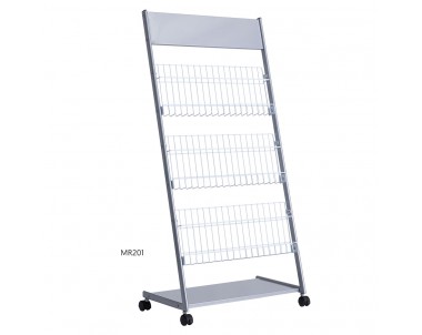 NEWSPAPER&MAGAZINE RACK MR201 (635X1500X390MM)