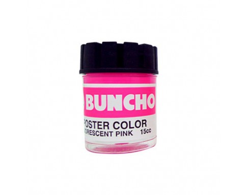 Buncho Poster Color 15cc Fluorescent Pink
