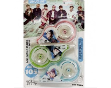 JINUO BTS Correction Tape 3 IN 1