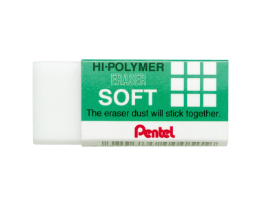Pentel Soft / Light Hi Polymer Eraser (Medium)