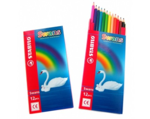 STABILO SWANS 12 COLOR PENCIL 1877