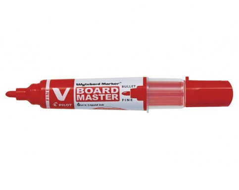Pilot VBoard Master Whiteboard Marker Pen Red
