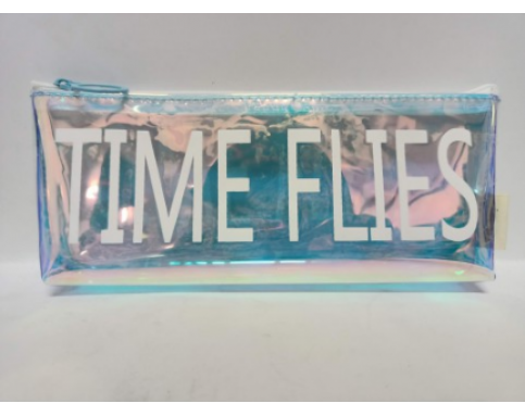 ALPHABET PENCIL CASE : TIME FLIES