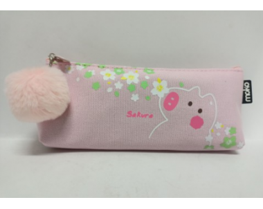 MOKO CHERRY PINK PIGGY PENCIL BAG MK-2493