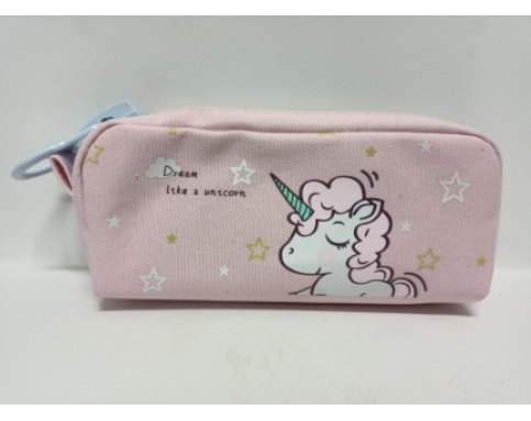 MOKO PENCIL BAG MK-1191-C (Unicorn With Big Zip）