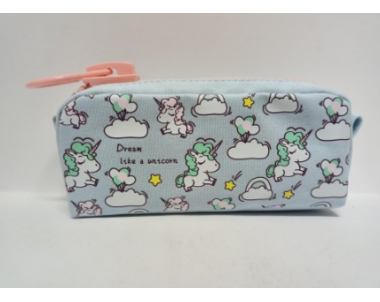 MOKO PENCIL BAG MK-1911-B(Unicorn With Big Zips）