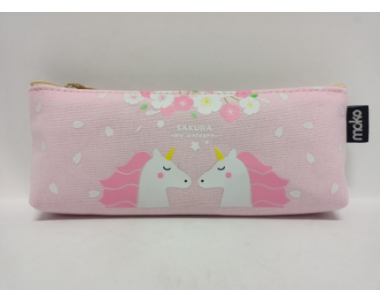 MOKO PENCIL BAG MK-2312 (Cherry Blossom Unicorn)