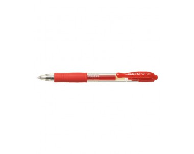 PILOT G-2 RETRACTABLE GEL PEN 0.5MM RED