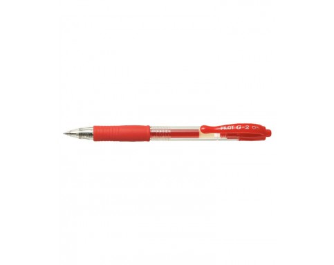 PILOT G-2 RETRACTABLE GEL PEN 0.5MM RED