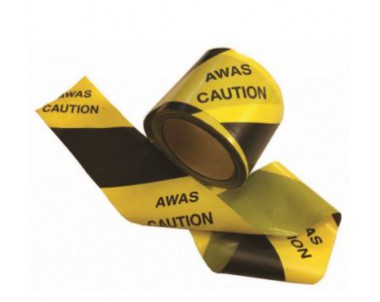 CAUTION TAPE  YELLOW BLACK