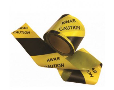 CAUTION TAPE  YELLOW BLACK