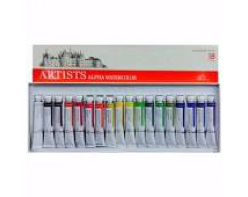 Alpha Artist Water Color 18 color 7.5cc