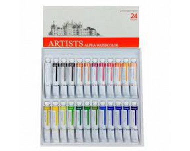 Alpha Artist Water Color 24 color 7.5cc