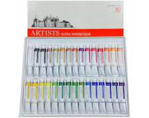 Alpha Artist Water Color 30 color 7.5cc