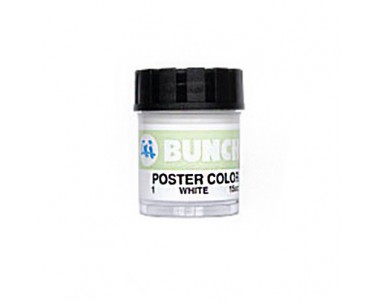 Buncho Poster Color 15cc 1. White