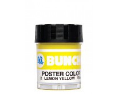 Buncho Poster Color 15cc 2. Lemon Yellow