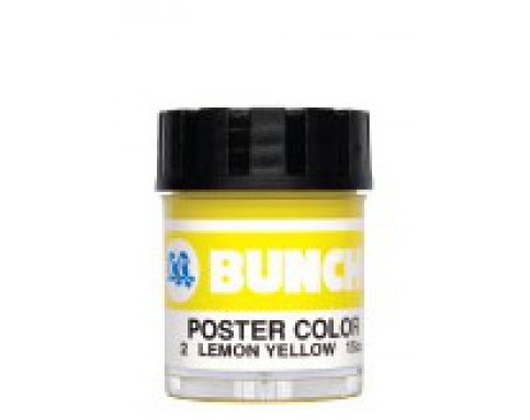 Buncho Poster Color 15cc 2. Lemon Yellow
