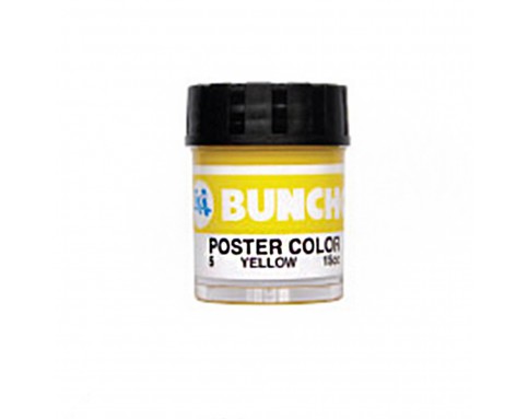 Buncho Poster Color 15cc 5. Yellow