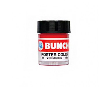 Buncho Poster Color 15cc 11. Vermilion