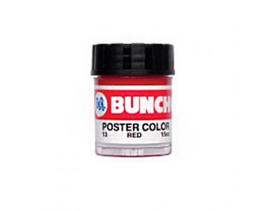Buncho Poster Color 15cc 13. Red