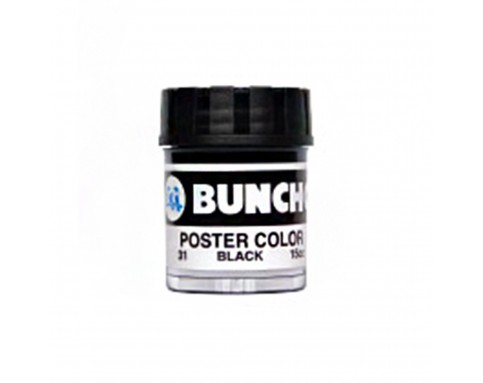Buncho Poster Color 15cc 31. Black