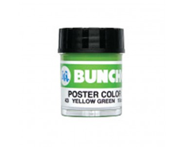 Buncho Poster Color 15cc 43. Yellow Green